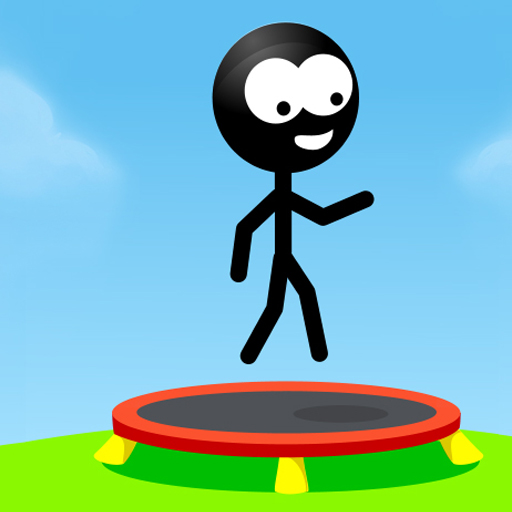 Trampoline Stickman