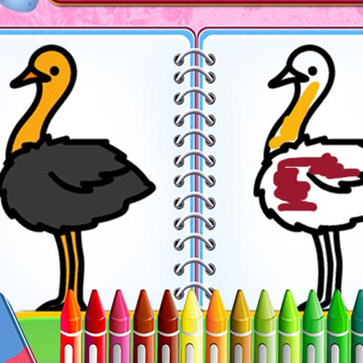 Coloring Birds Game