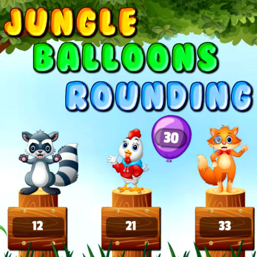 free online Jungle Balloons Rounding