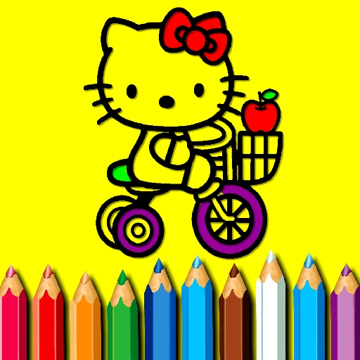 free online BTS Sweet Kitty Coloring