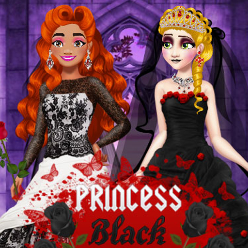 Princess Black Wedding Dress