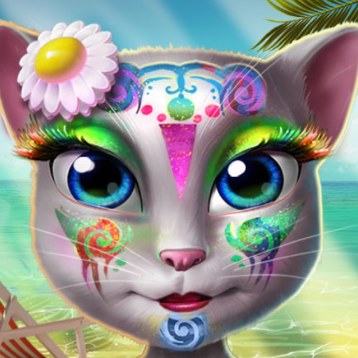 Kitty Beach Makeup