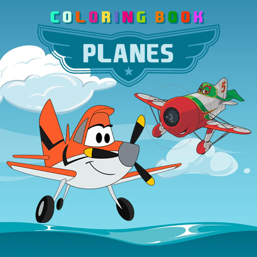 Planes Coloring Book