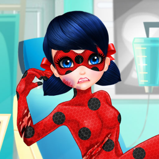 free online Dotted Girl Ambulance For Superhero