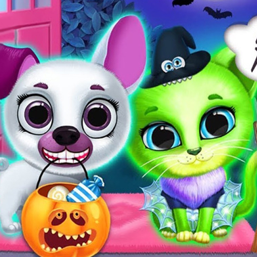 Scary Makeover Halloween Pet Salon