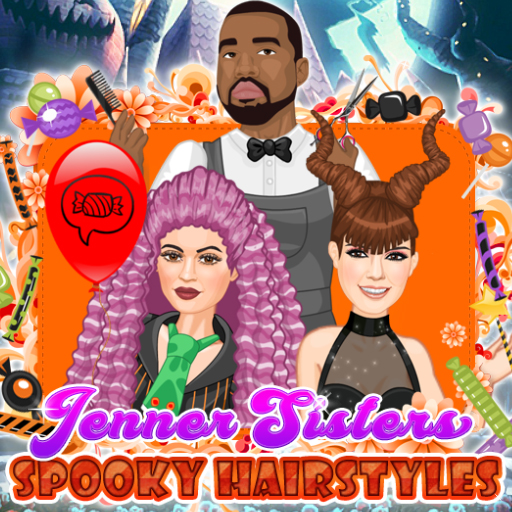 Jenner Sisters Spooky Hairstyles