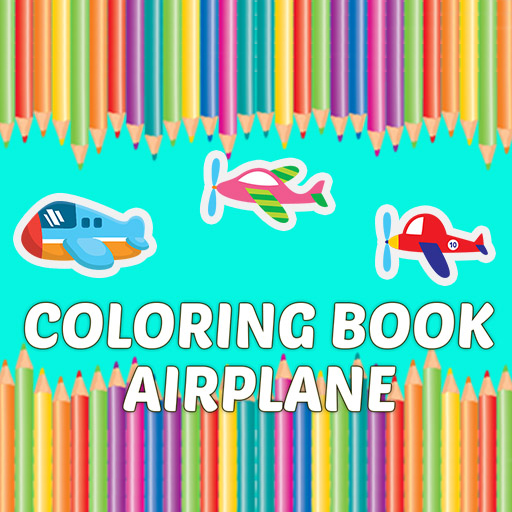 Coloring Book Airplane kids Education