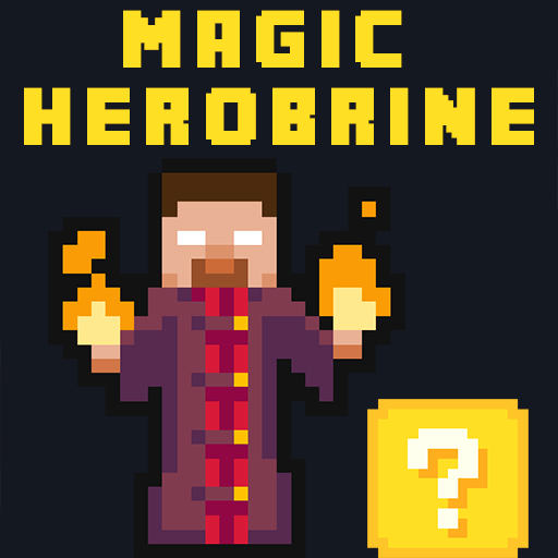 Magic Herobrine smart brain and puzzle quest