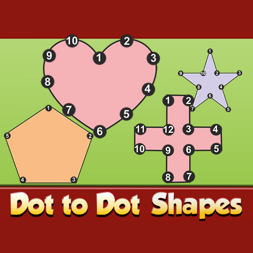 Dot to Dot Shapes Kids Education
