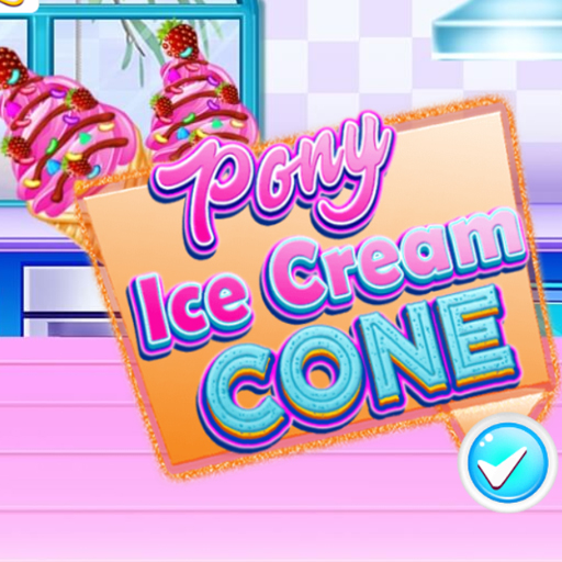 Pony Ice Cream Cone